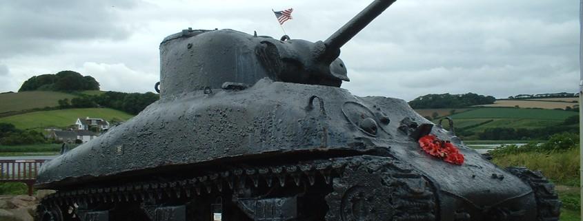 Sherman tank at Torcross