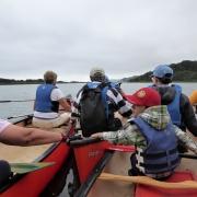 Canoeing with Singing Paddles on Slapton Ley