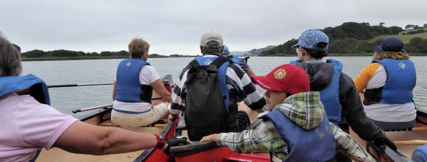 Canoeing with Singing Paddles on Slapton Ley