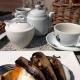 Breakfast at Stokeley Farm Shope near Dittiscombe