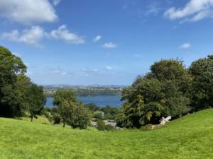 South Hams valley and view over Dittisham