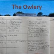 Guest Comments for The Owlery 2026 Guest book 2026, Dittiscombe